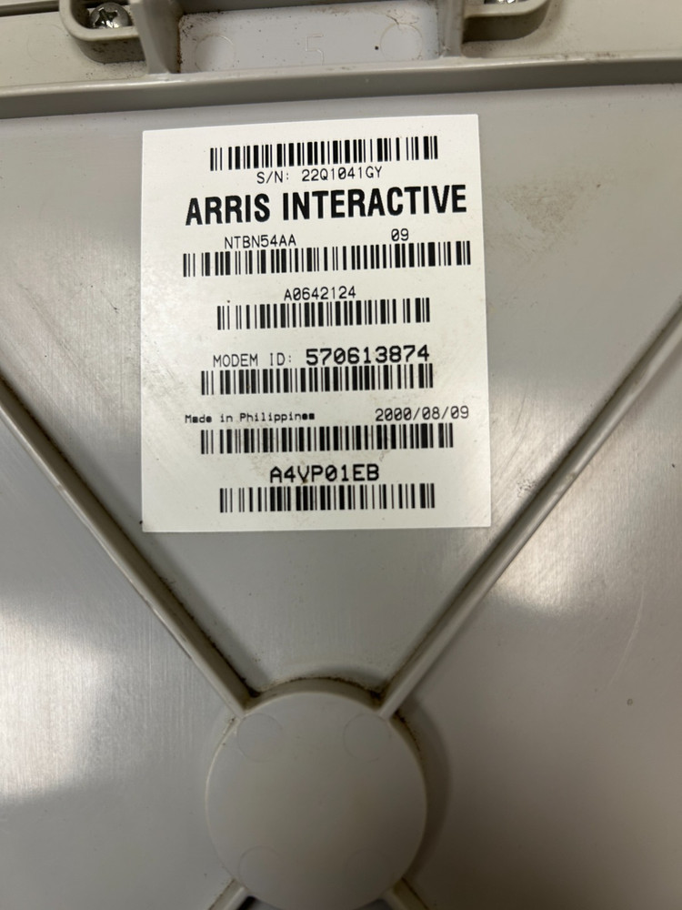 Arris Interactive NTBN54AA Network Interface Controller Enclosure