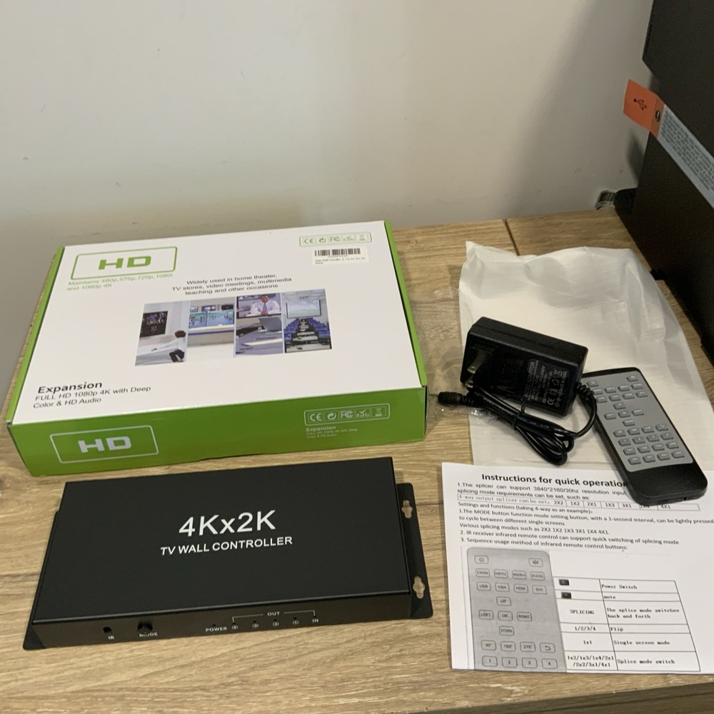 Video Wall Controller 4KX2K HD Display Seamless Splicing Professional Process