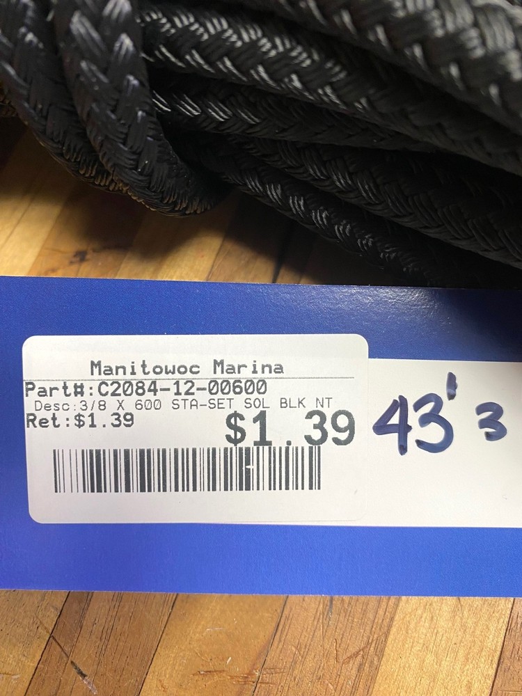 3/8" Sta-set rope