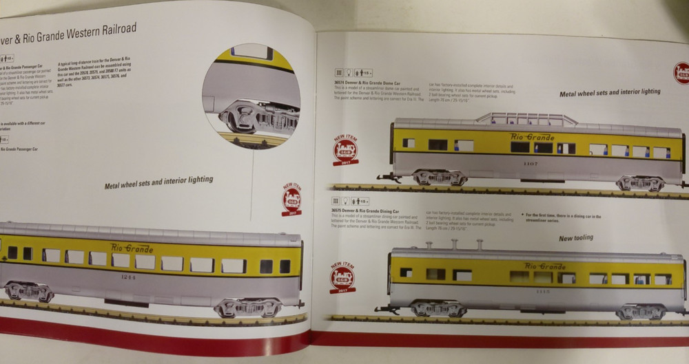 LGB US Models for 2017 Catalog