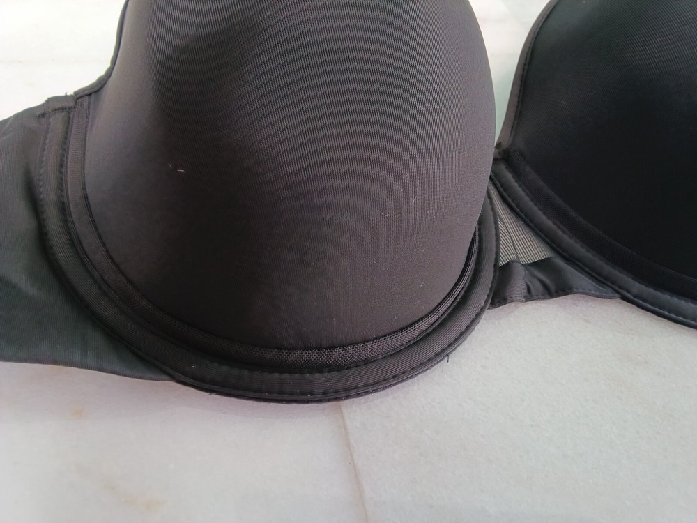 UNDEROUTFIT Ultimate Coverage Bra Underwire Adjustable Straps 38B Black
