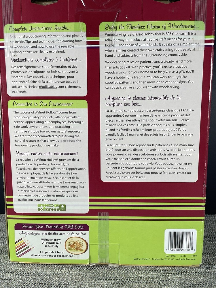 Walnet Hollow Creative Woodcarving Kit