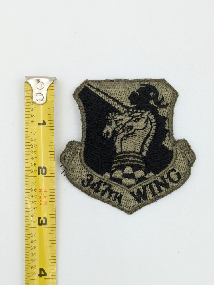 USAF Air Force 247th Wing Subdued Military Patch