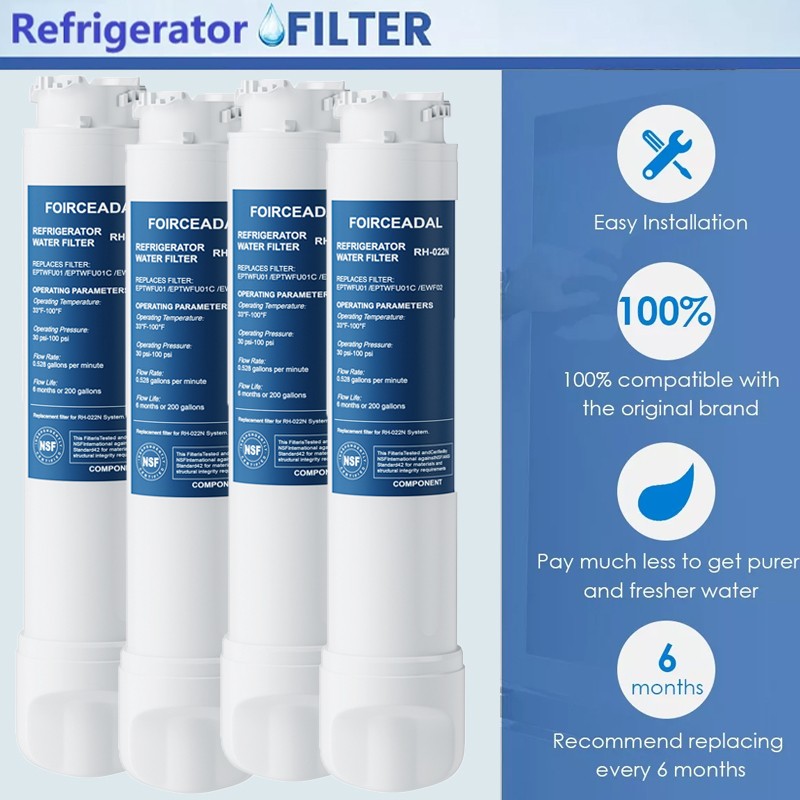 4/2pack for Frigidaire EPTWFU01 PureSource Ultra II Refrigerator Water Filter US