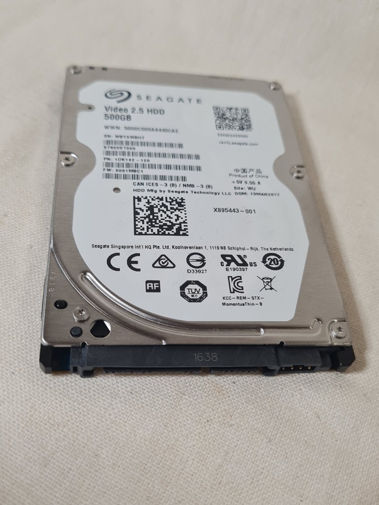 OEM XBOX ONE S Slim INTERNAL 500GB SEAGATE THIN HARD DISK DRIVE REPLACEMENT PART