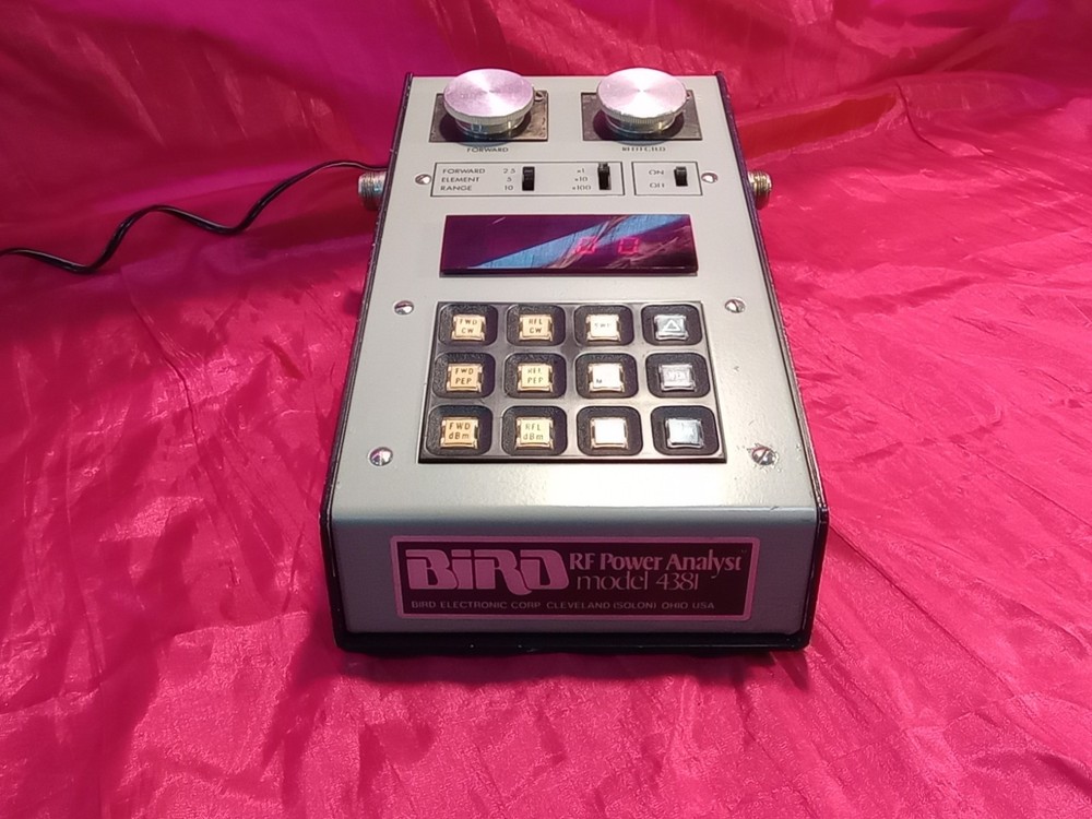 BIRD 4381 RF POWER ANALYST WATTMETER WORKING TESTED!