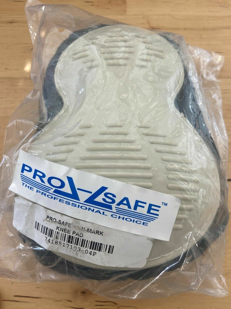PRO-SAFE Size Universal, Hook & Loop Straps, Hard Protective Cap, Knee Pad Fo...