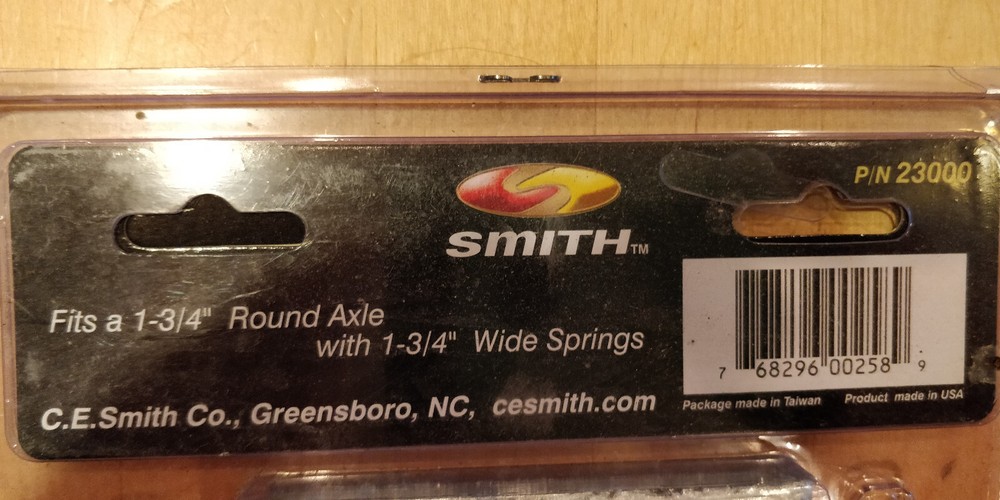 C.E. Smith 1.75" Square Axle Tie Plate Kit