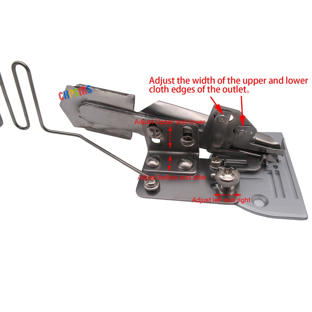 Adjustable Double Folder Right Angle Bias Binder FOR Single Needle Lockstitch
