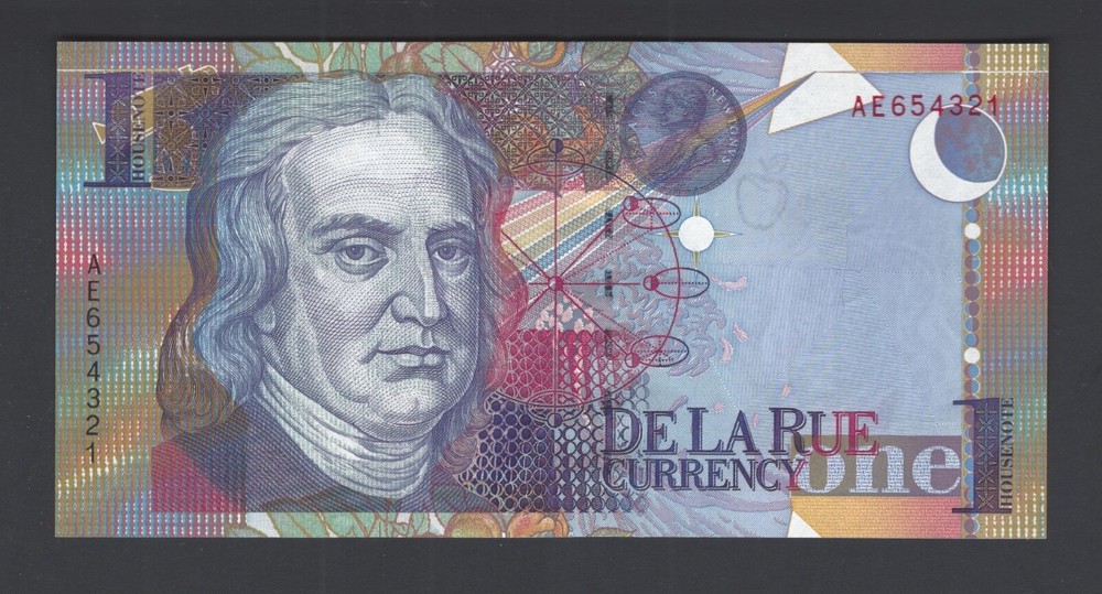 De La Rue (CHE), One Unit ND(1999) Test Note