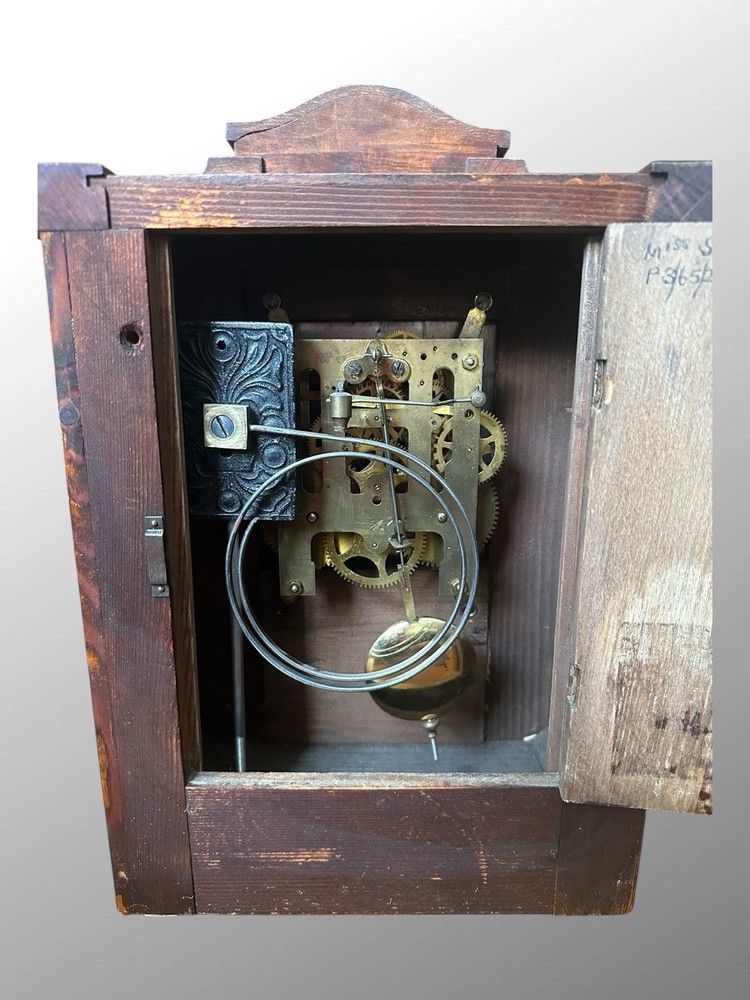 Antique German HAC Hammer Strike Bracket Clock
