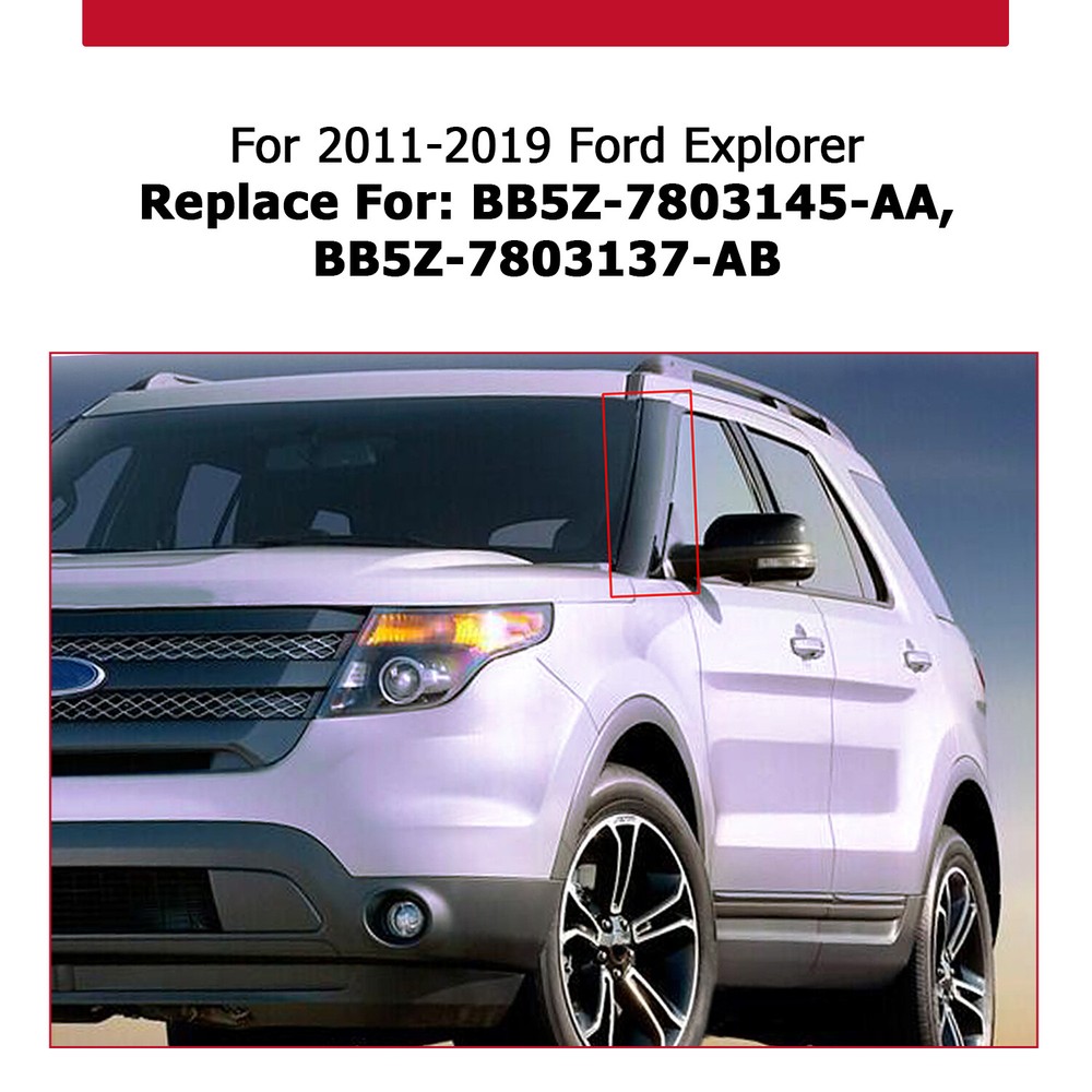 For 2011-19 Ford Explorer Windshield-Outer Trim Molding Pillar Driver Left Side