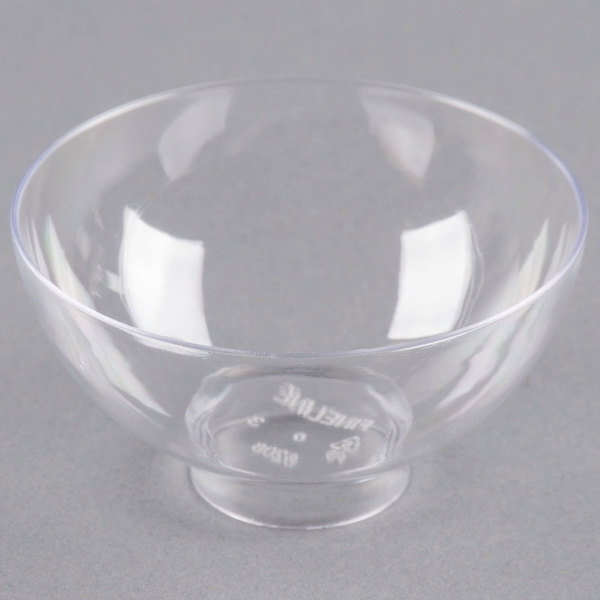 Fineline Settings 6208-CL, 2 Oz. Clear Plastic Tiny Bowls, 200/CS