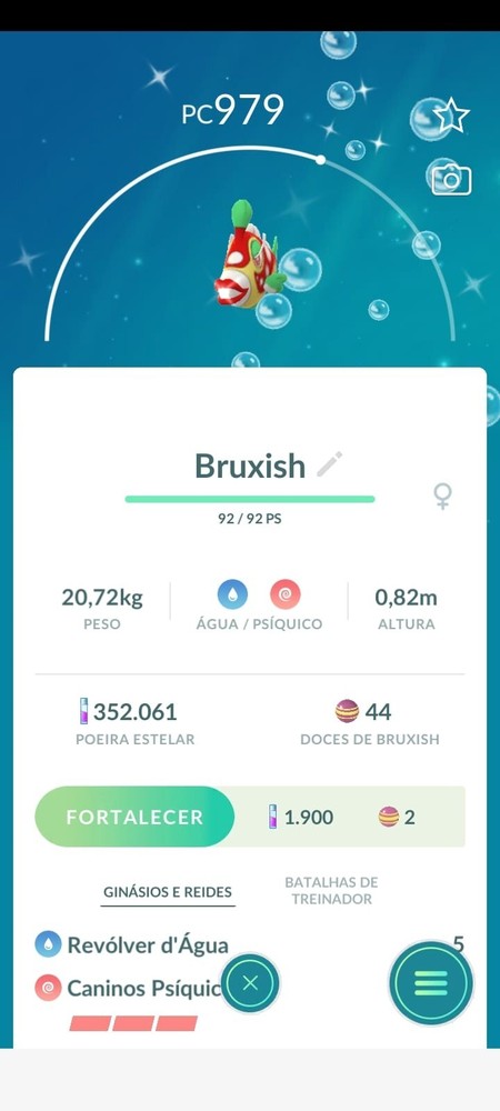 Bruxish Shiny ✨ pokemon GO ✨ PTC