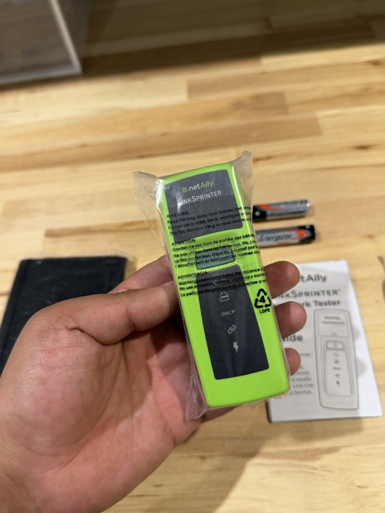 NETALLY LINKSPRINTER 300 NETWORK TESTER (NEW SEALED) SHIPS FAST