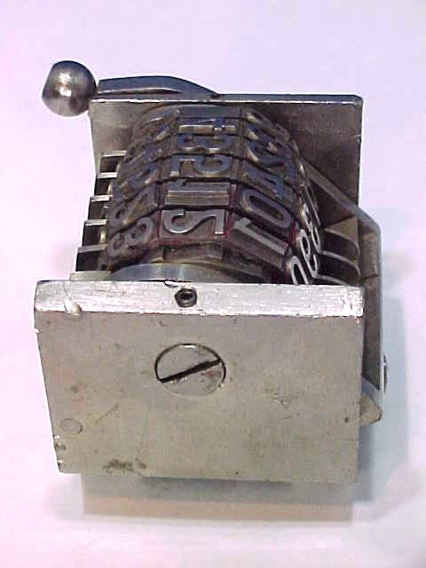 WM. A. FORCE 17" NUMBERING MACHINE NUMERATOR CO