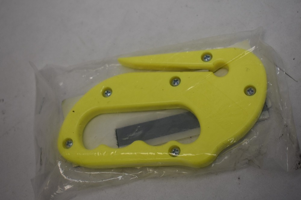 Safe Cut Cutters with Hook and Loop Adhesive Provided for Mounting Yellow 2 Pack