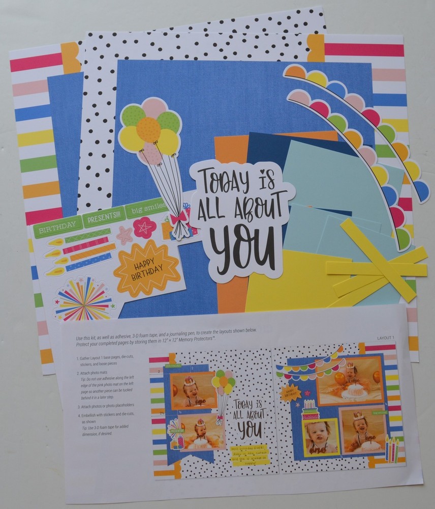 CTMH Scrapbooking Bundle “Cut Above Layout Kits” 10 Complete, 11 Partials