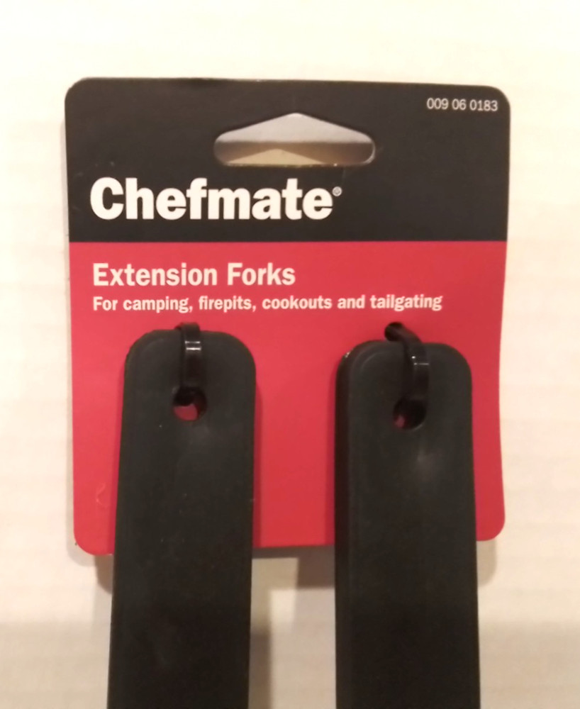 Chefmate Extension Forks excellent for Camping Firepits Cookouts and Tailgating