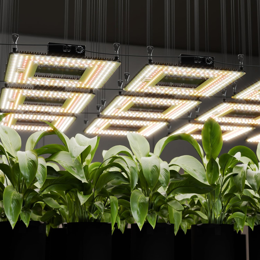 100W Smart LED Grow Light, Dimmable Full Spectrum with Timer & App Control