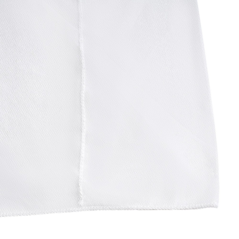 6pcs Weddings Ceiling Drapes Curtains Sheer Voile Backdrop Draping Decor White