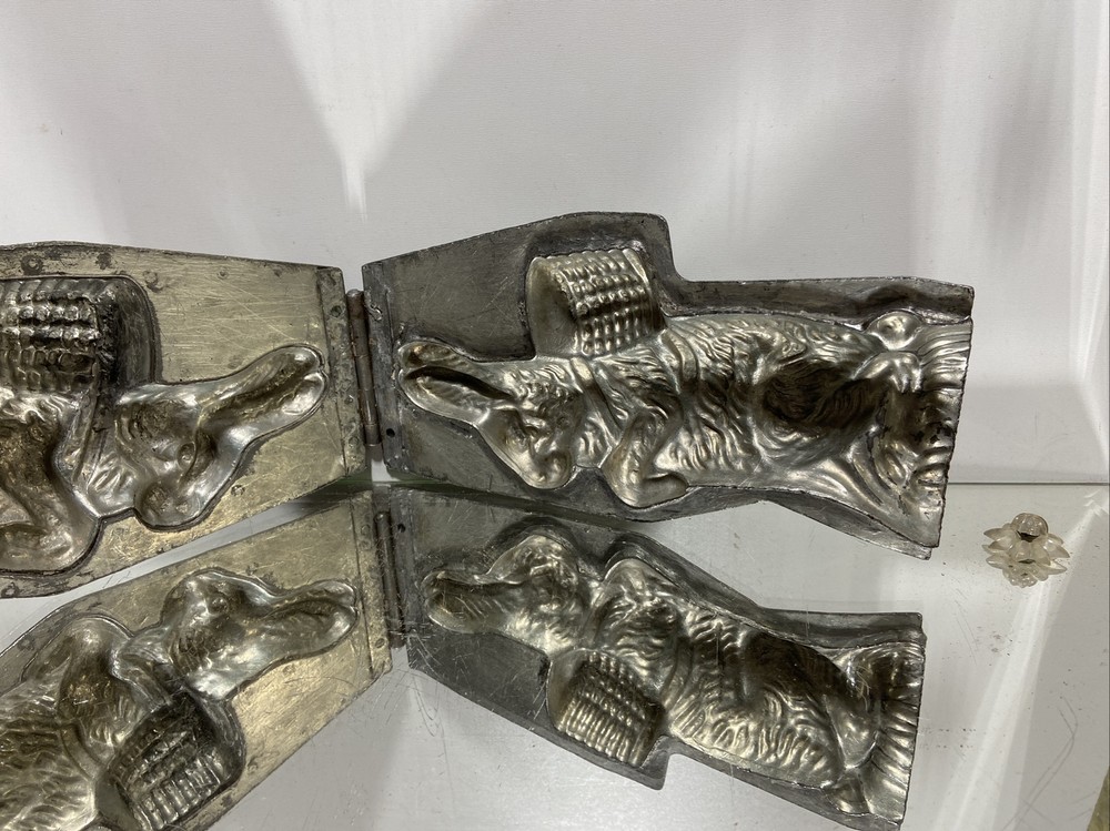 Vintage Eppelsheimer Emericks Easter Bunny Hinged Chocolate Mold Candy