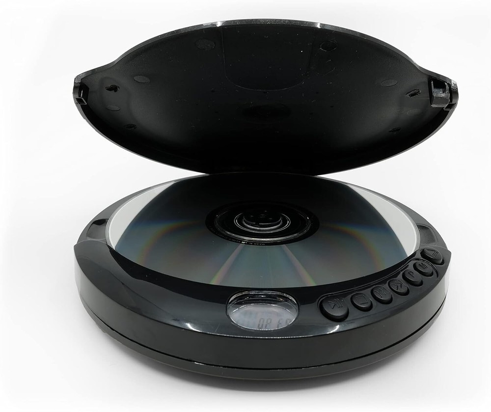 Proscan Personal Compact Portable CD Player Black with Stereo Earbuds