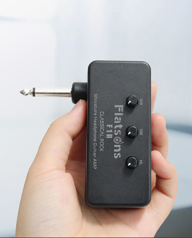 Guitar adapter headphone amplifier mini box head distortion effector