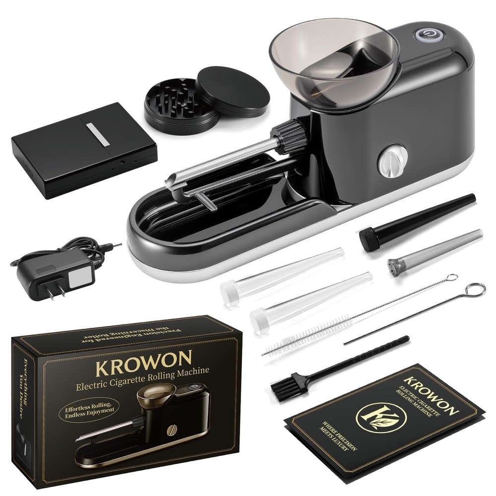 Electric Cigarette Rolling Machine, Automatic Cigarette Maker, One-Touch Oper...