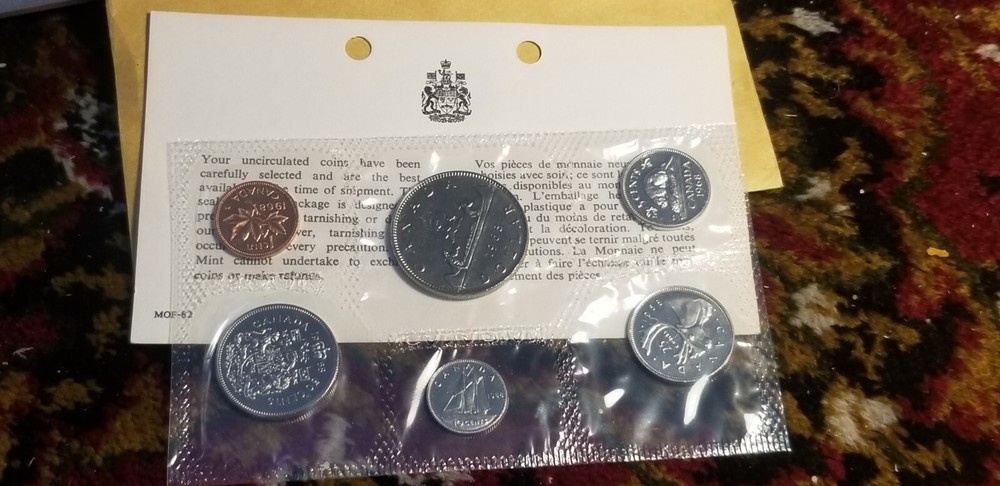 1995 Canada Prooflike Mint Set Of Coins Idc1.