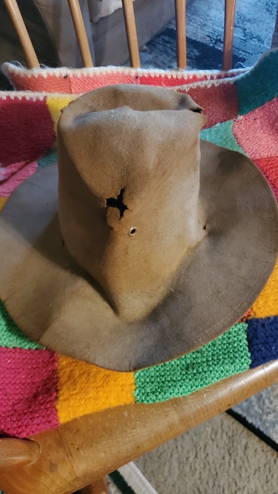 antique campaign hat WW1