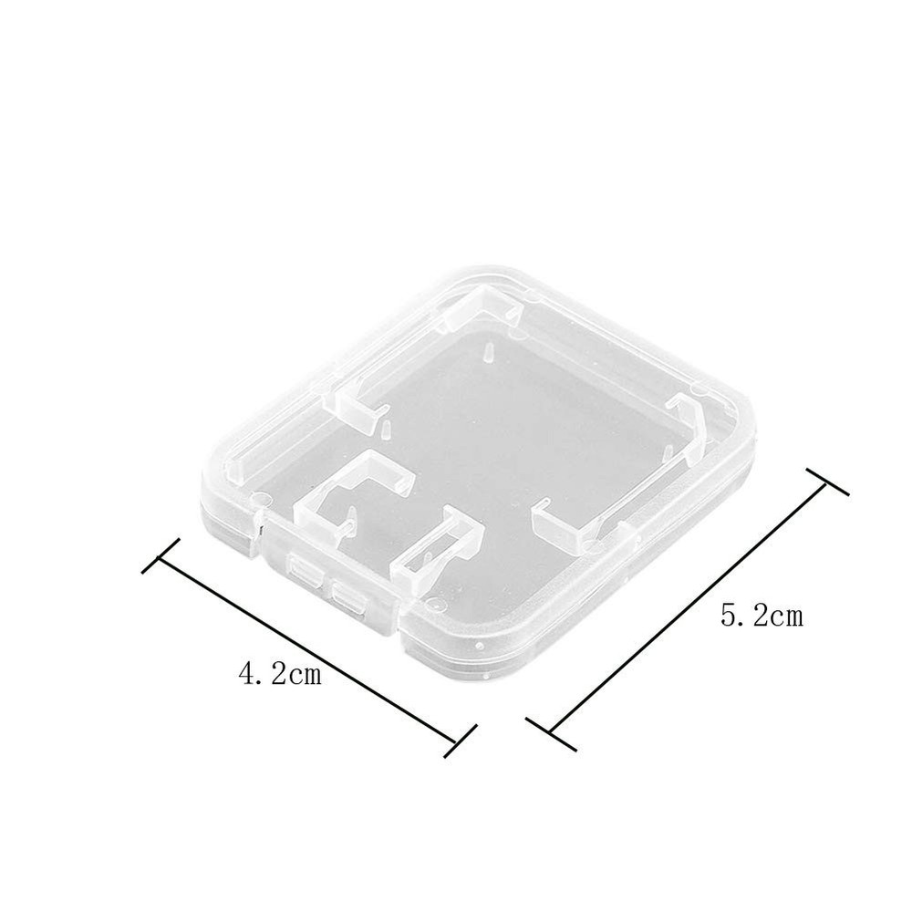 20 Pieces Clear Plastic Memory Card Case Holder with SD...