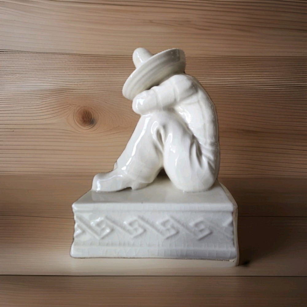 Rare Mexican Siesta Ceramic Bookends