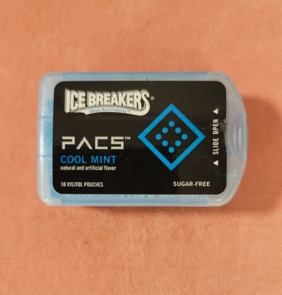 Rare Discontinued Ice Breakers Pacs Mints for Collectors-Opened Pkg