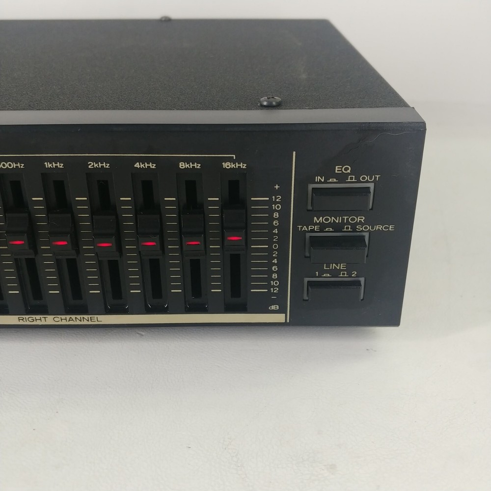 TEAC EQA-5 - 10 Band Stereo Graphic Equalizer HiFi Component- READ DESCRIPTION