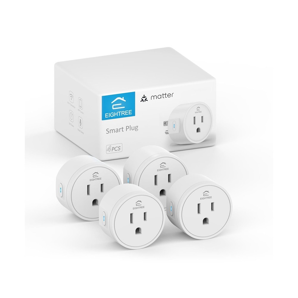 EIGHTREE Matter Smart Plug, Homekit Supported, Hub Required, Smart ... Fast Ship