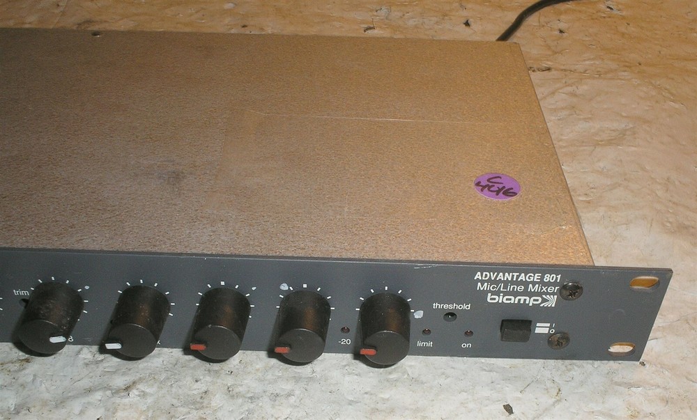 Biamp Advantage 801 Mic/Line Mixer