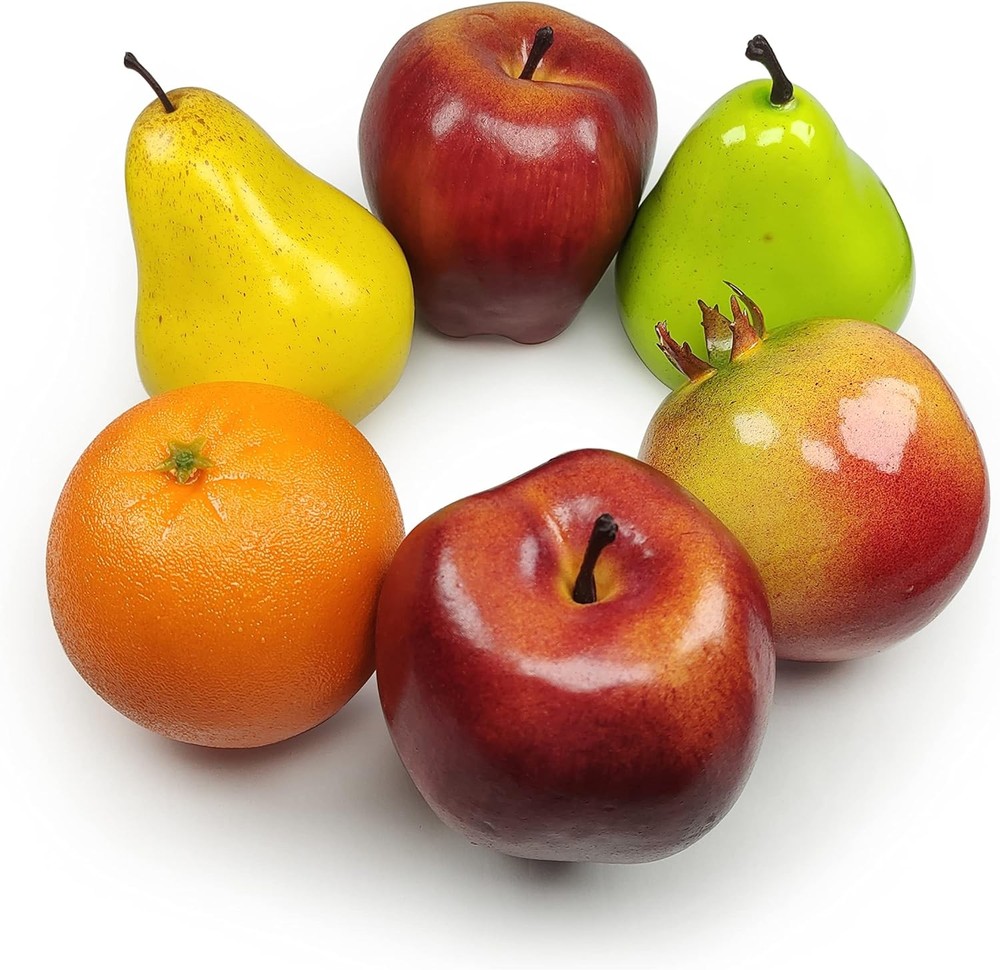 Artificial Fruits Pack,Fake for Home Decor,Simulation Fruit Assorted
