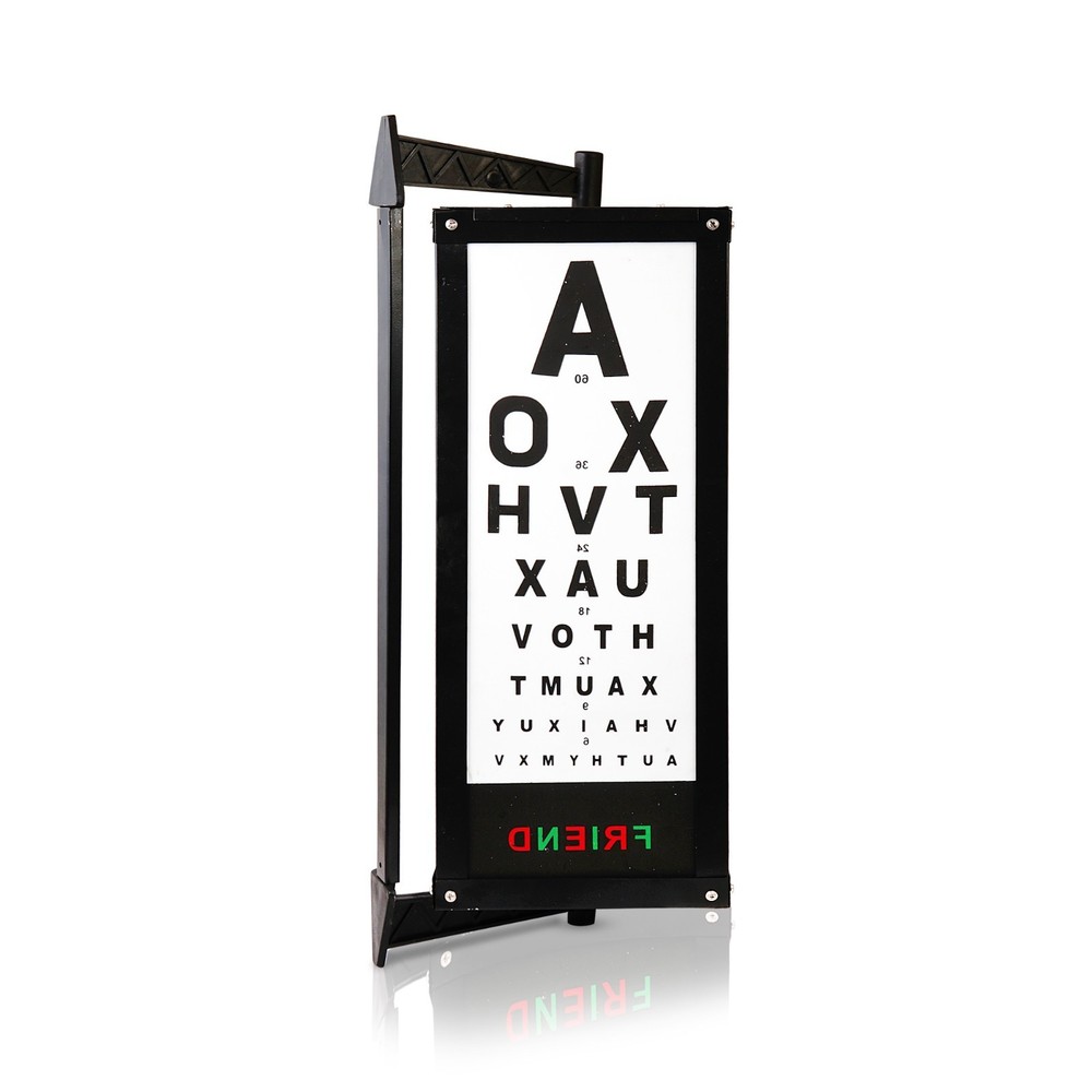Care Vision Distance Vision Drum – Manual Operation, Eye Testing Chart
