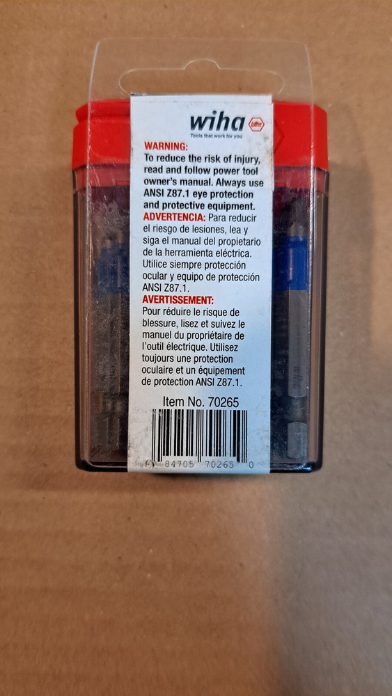 Wiha Terminatorblue Impact Bits - Square #2 x 2” 15 Pcs.