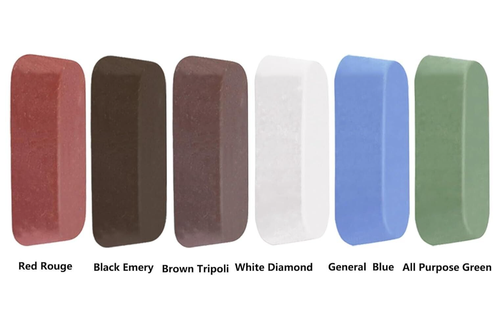 6 Pcs Metal Buffing Polishing Compound for Buffing Wheel Buffing Wheel Compound