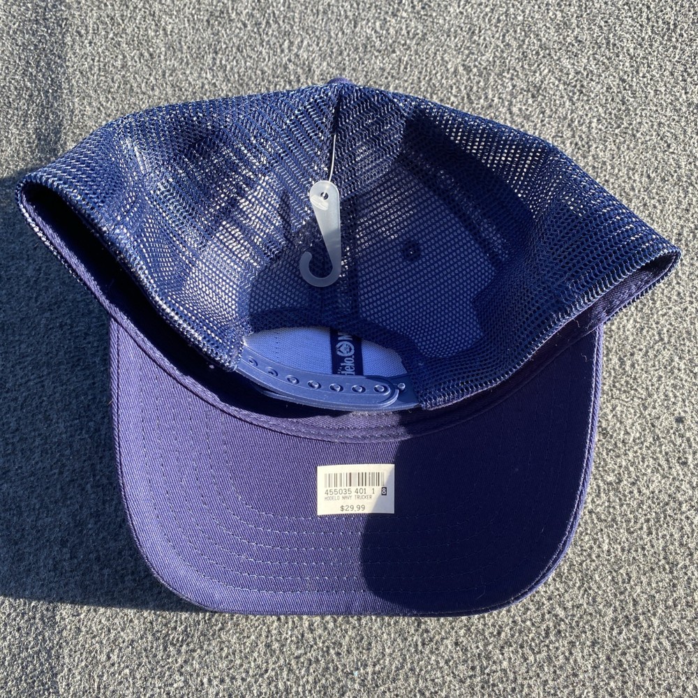 Modelo Especial Logo Patch Navy Adjustable Trucker Hat Blue