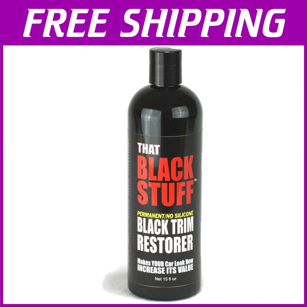 Lasting Black Plastic Revitalizer - Weatherproof Finish