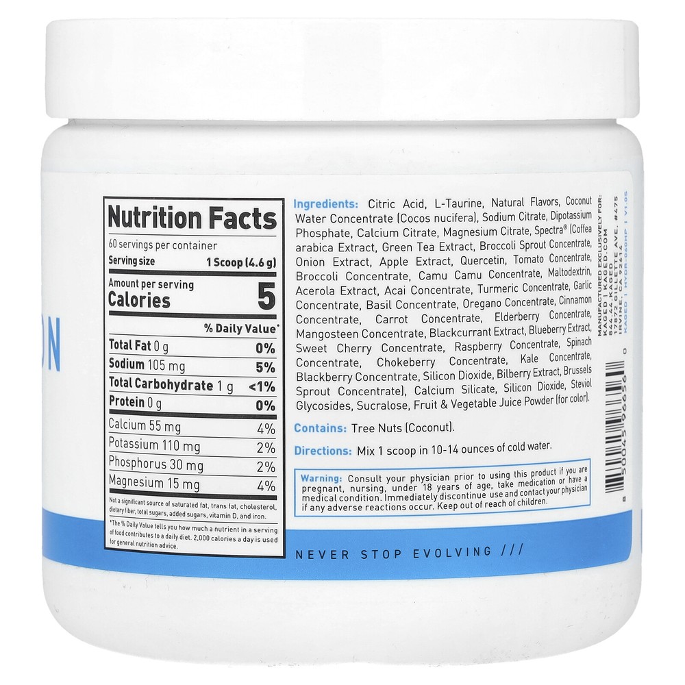 Hydration, Hibiscus Pear, 9.74 oz (276 g)