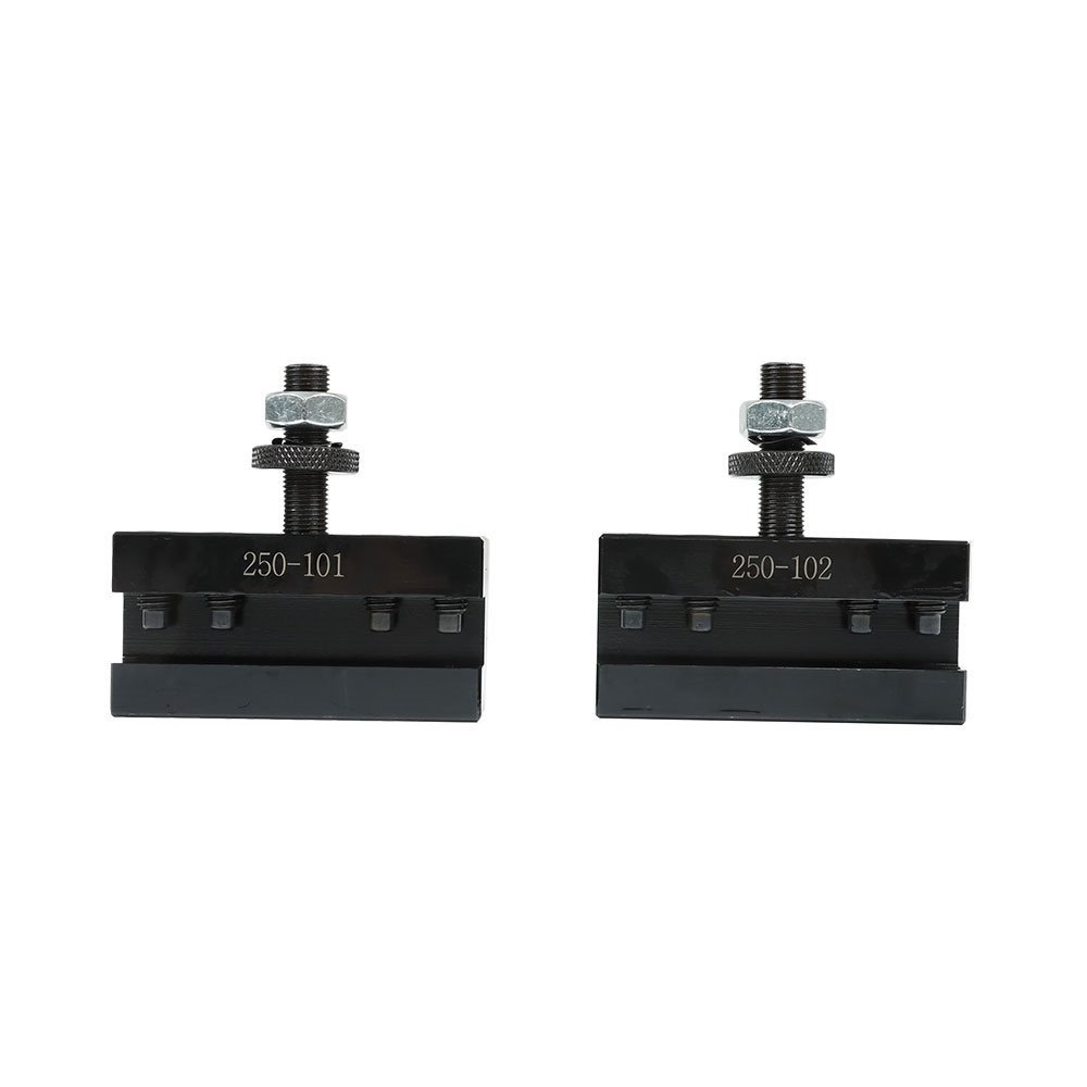 AXA 250-100 Set Piston Type Quick Change Tool Post Holder For Lathe 6-12"