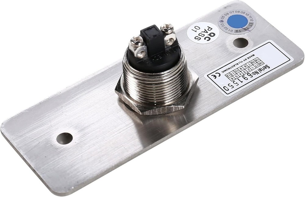 UHPPOTE Momentary Push to Exit Button Switch NO/COM Output Stainless Steel...