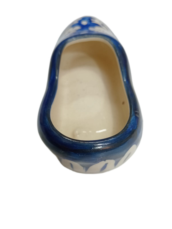 Blue Pottery Shoe Decor