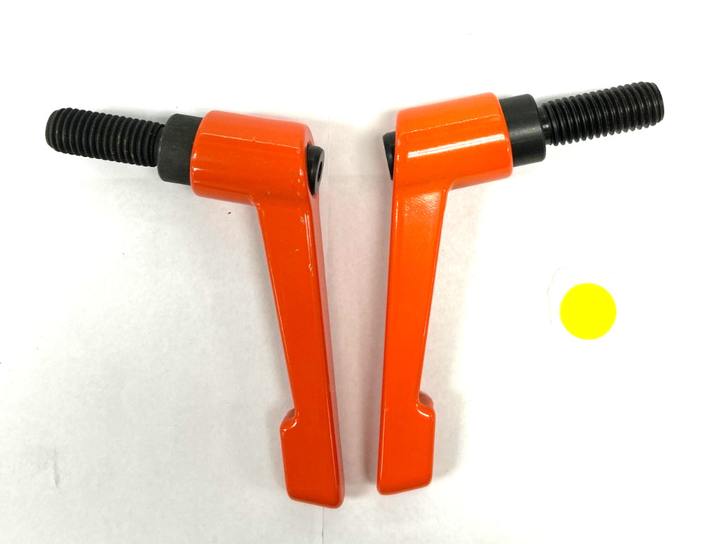 KIPP ADJUSTABLE HANDLE: ZINC w/ STEEL M8 THREAD