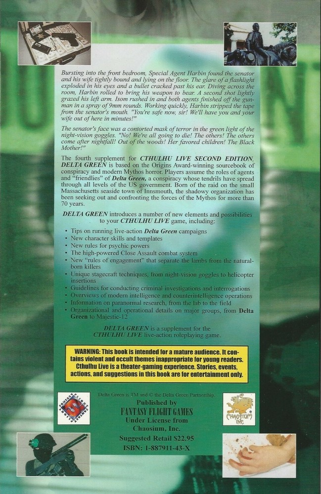 Cthulhu Live Second Edition Value Pack - All 5 Books, Core Rules & Supplements