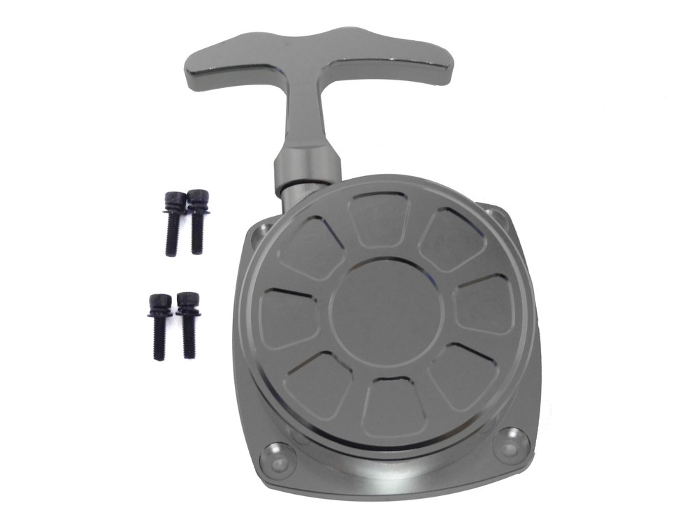 CNC Billet Aluminum Easy Pull Start for Rovan Baja 45cc Engines (Silver)